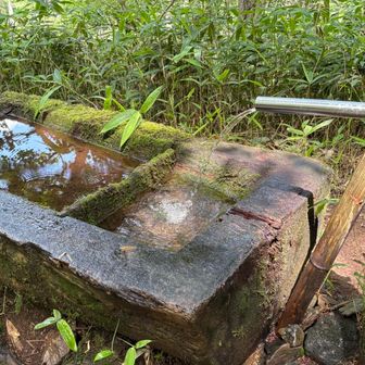 待ち遠しかった水場、ようやく補給
