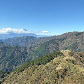 三ノ塔すぎたあたり
ギリギリ富士山頂がみえる