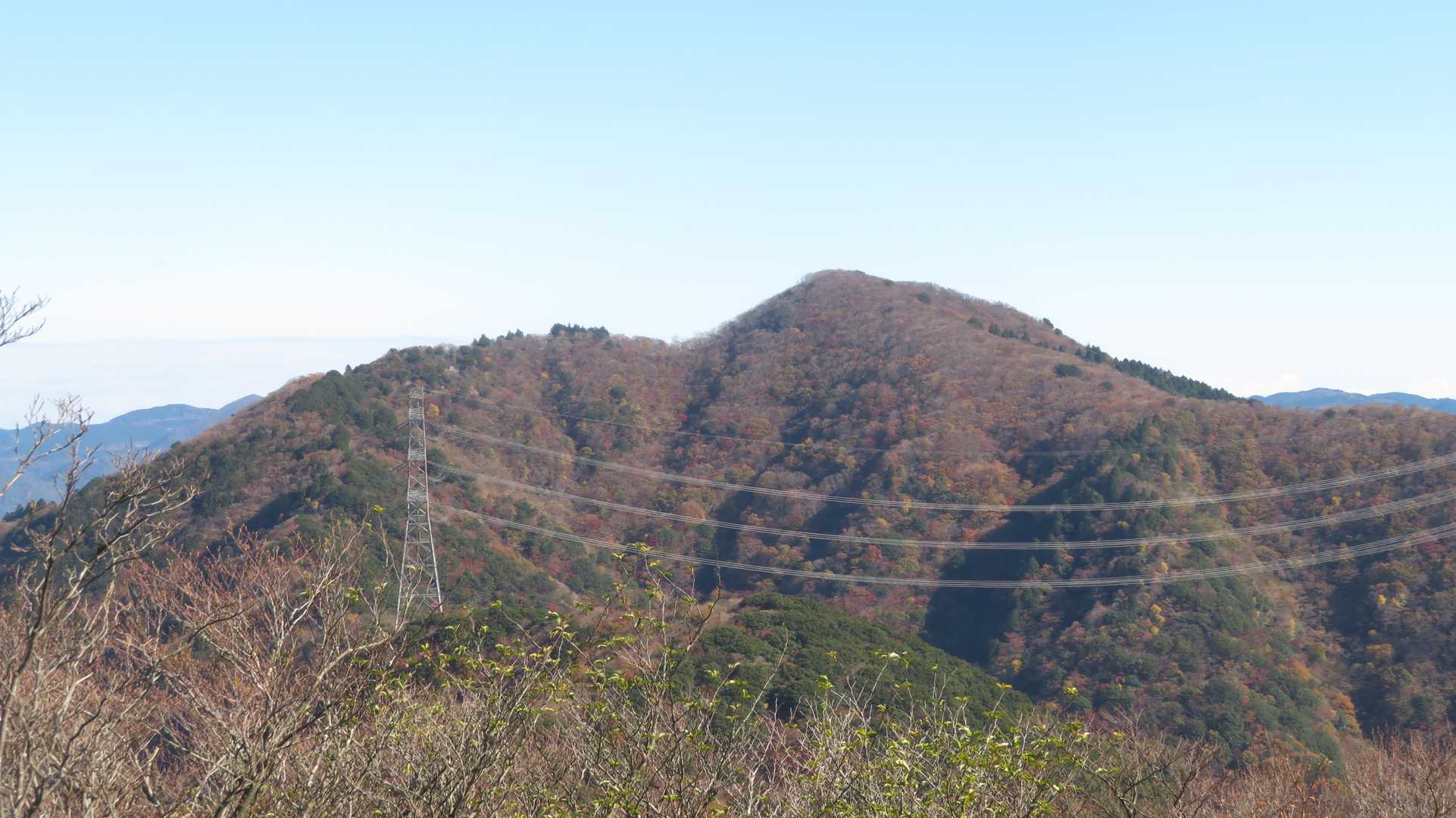 目指す烏帽子岳