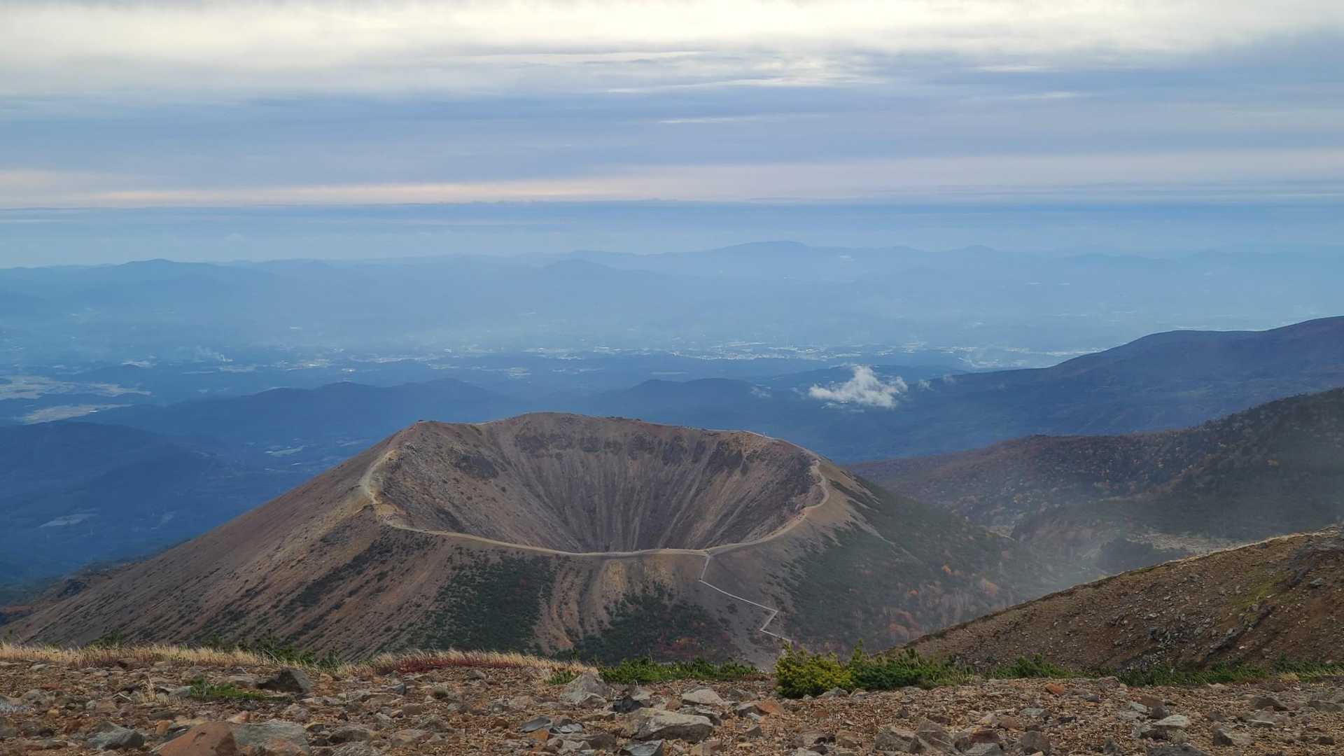 一切経山 往復コースの写真