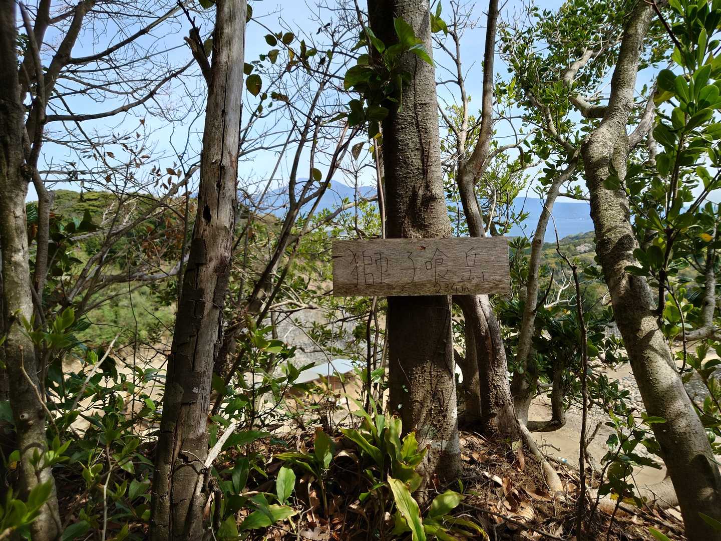 獅子喰岳
本来の山頂は削られている模様