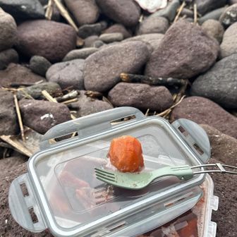三ツ石眺めながら休憩ー。

柿を貰ったのでワインで煮てみた。
コルクを戻せなくなったので、飲みすぎた。