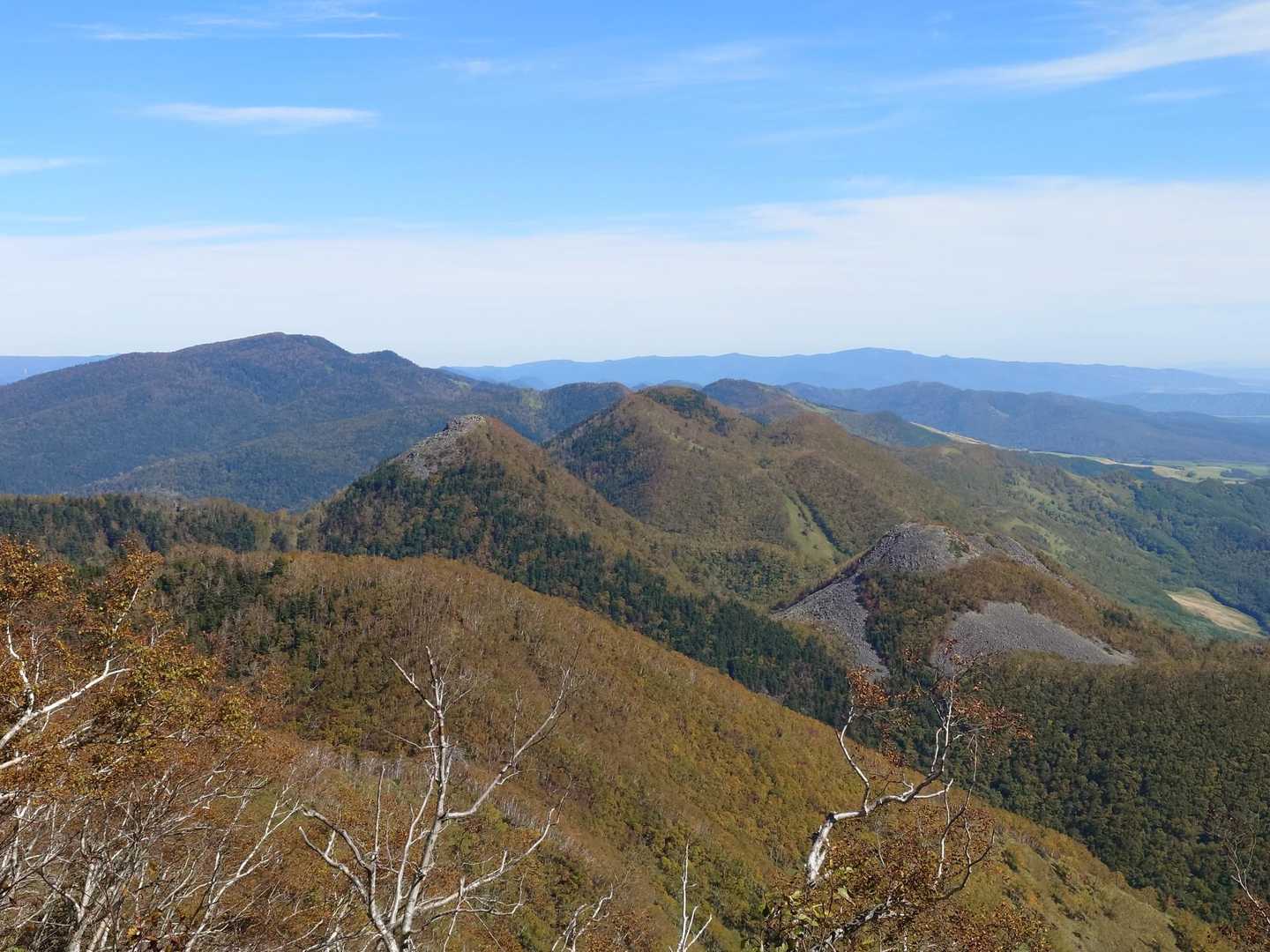 岩石山、白雲山、天望山