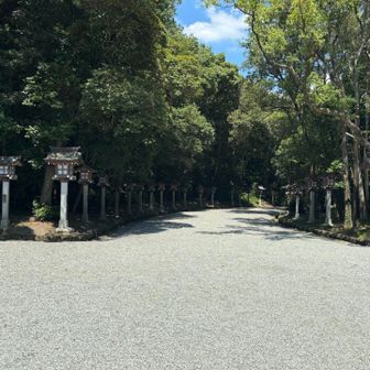 橿原神宮の中を進むと