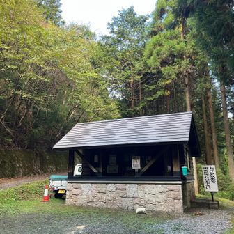 トイレあります。
トイレに目を奪われ、反対側の分岐を見落としてました💦