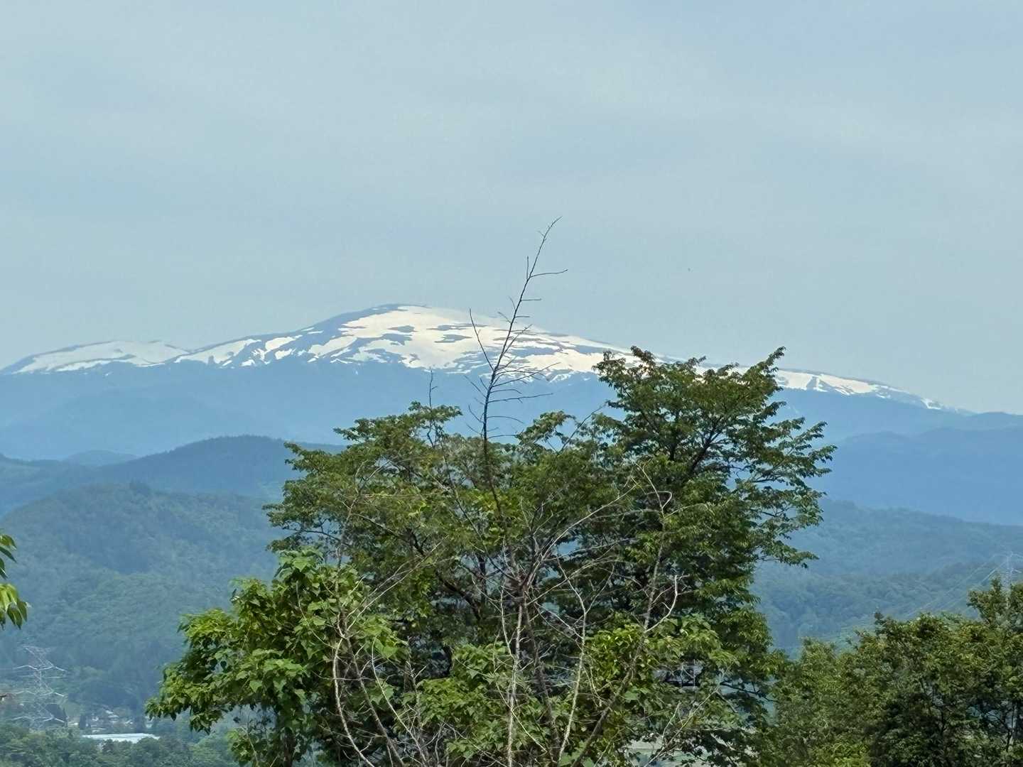 月山🏔️がドーン✨