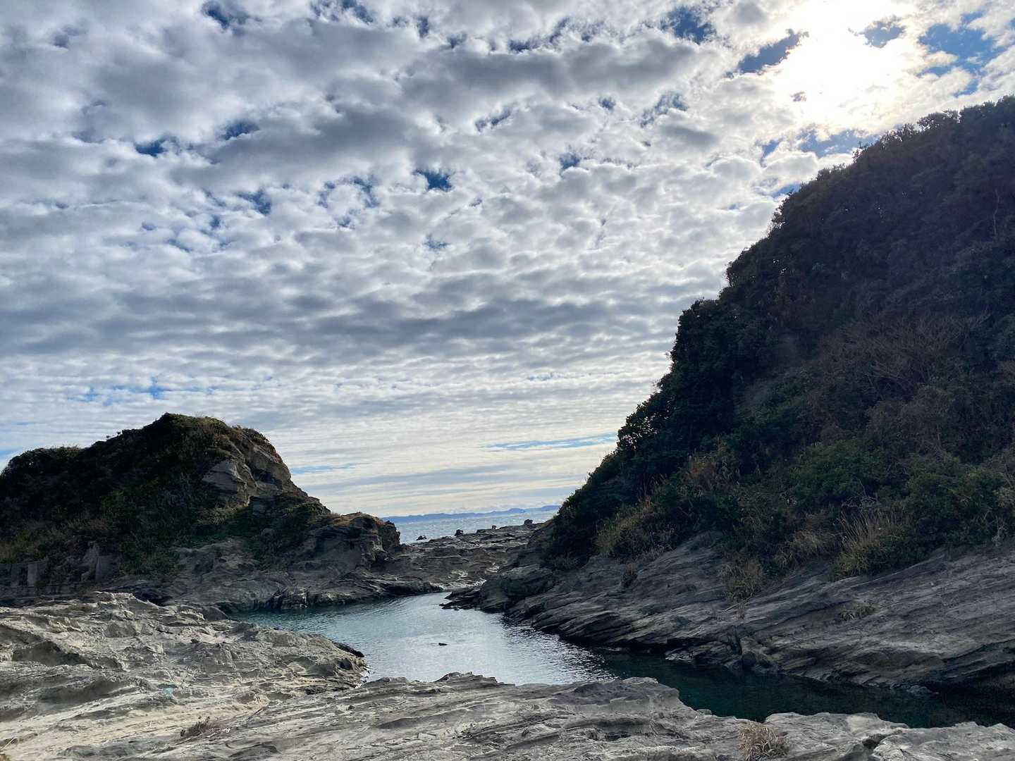 剱崎-江奈湾-白浜毘沙門天-盗人狩-宮川町バス停 縦走コースの写真