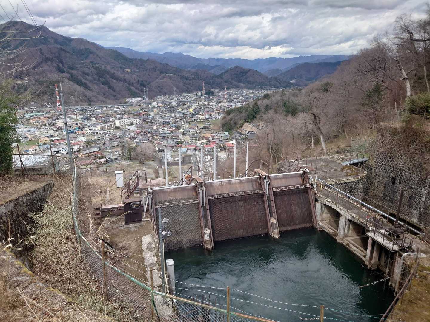 谷村発電所 上部