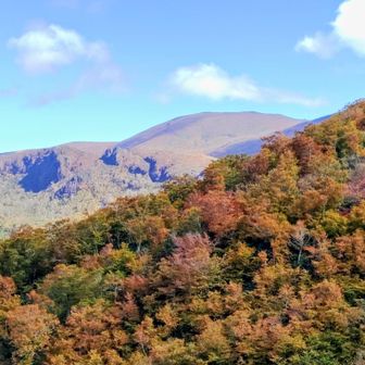 栗駒山をアップ💙