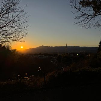 丹沢山系も一望に。