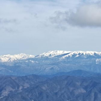 大日岳、剱岳、立山、薬師岳
北ノ俣岳、黒部五郎岳に