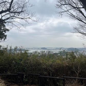 ちょっと眺め( *´꒳`* )
横須賀方面かな？
左の島はジェットコースターが見えてる…