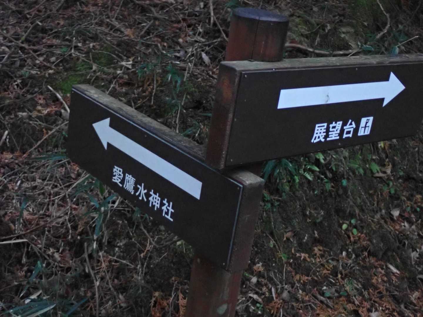 神社方面に行きます←