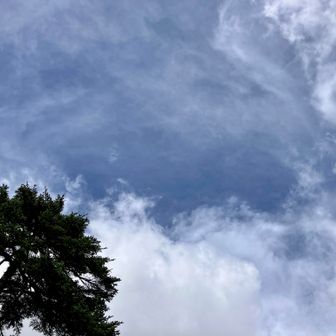 最後の最後で青空！　このあと突如青空広がった！