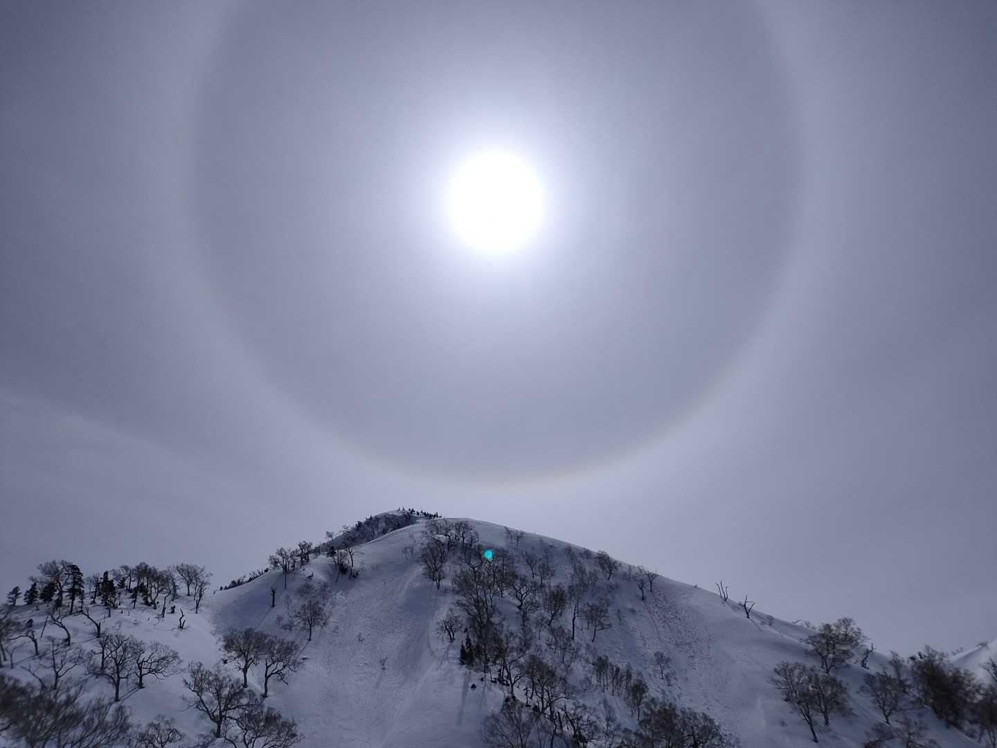 ハロが現れた