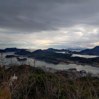 四国山脈は、雪景色でした❄️

幼孫
「あの橋の名前は？」
じっちゃん
「岩城橋よ」
幼孫
「向こうの橋は？」
じっちゃん
「生名橋よ」
幼孫
「そしたら
ちょっと遠い〜橋は？」
じっちゃん
「弓削橋なんよ」
向きを変えて
幼孫
「ハローズの向こうの橋は？」
じっちゃん
「あれは、生口橋よ」
幼孫
「そしたら
因島大橋は？」
じっちゃん
「ここからは見えんのんよ、大浜に行かんとね😊
ここからは、4つの橋が見えるんよ〜」
と孫とじっちゃんのおしゃべりでした🥰