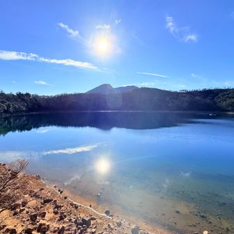 遥かなる峰を映す青のリフレクション✨