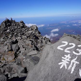 山頂

岩々はあまり得意ではい

下山します！