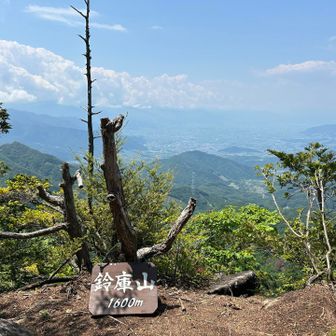 とっても気持ちいい、鈴庫山山頂