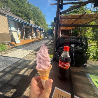 初っ端ばてるのはこの先が思いやられるので、甘いものを。効果なし。