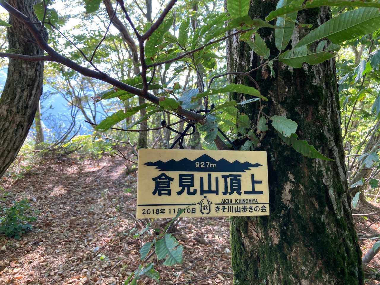 倉見山 往復コースの写真