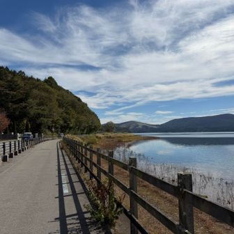 湖畔まで戻って来ました♪