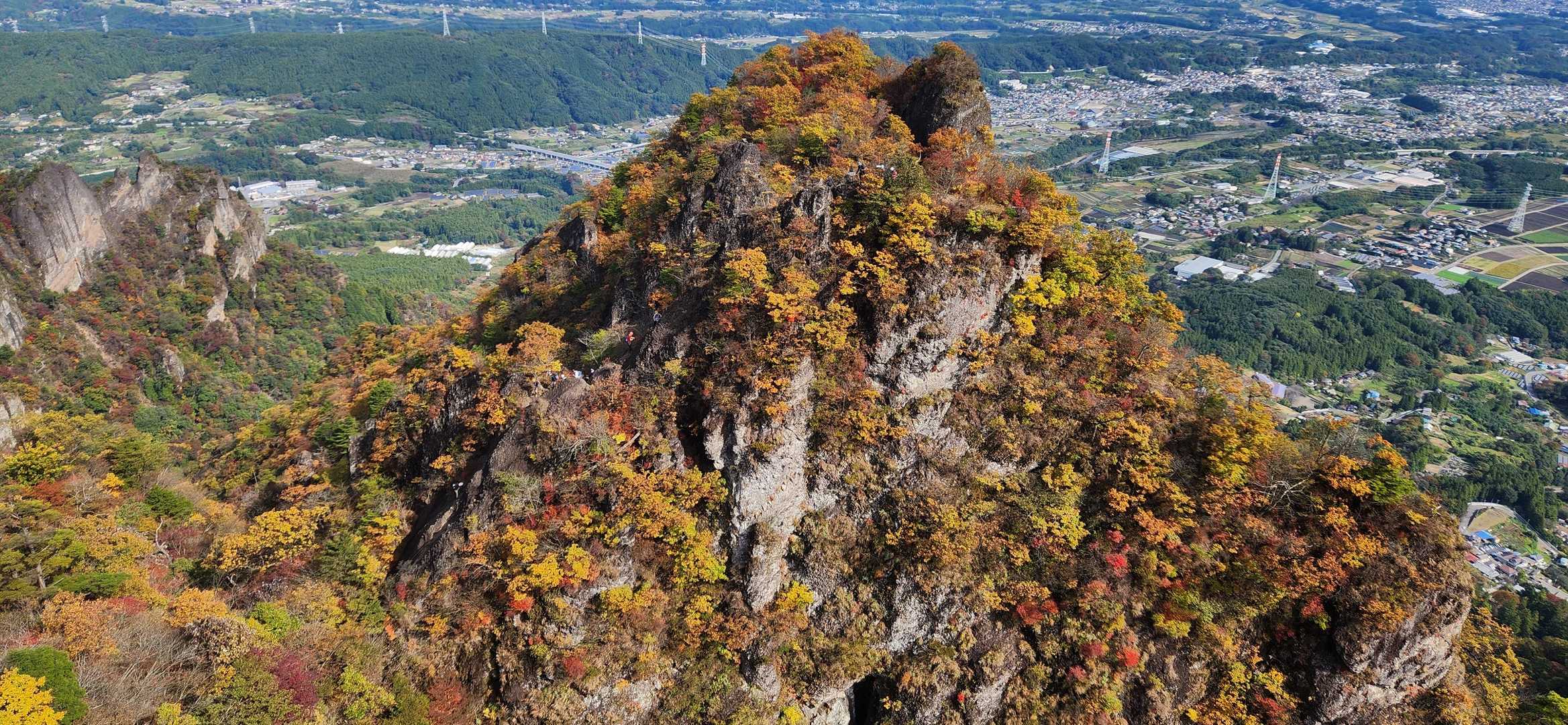 妙義神社 一の鳥居-妙義神社総門-白雲山登山口-大のぞき- 周回コースの写真