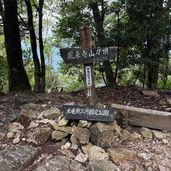 鳳来寺山山頂(684m)