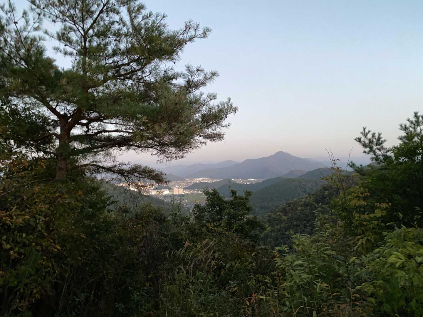 大鬼展望台で薄暗～く