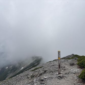 槍ヶ岳とか見えるハズ、、