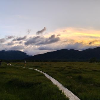 夕食後。夕日は見逃す。