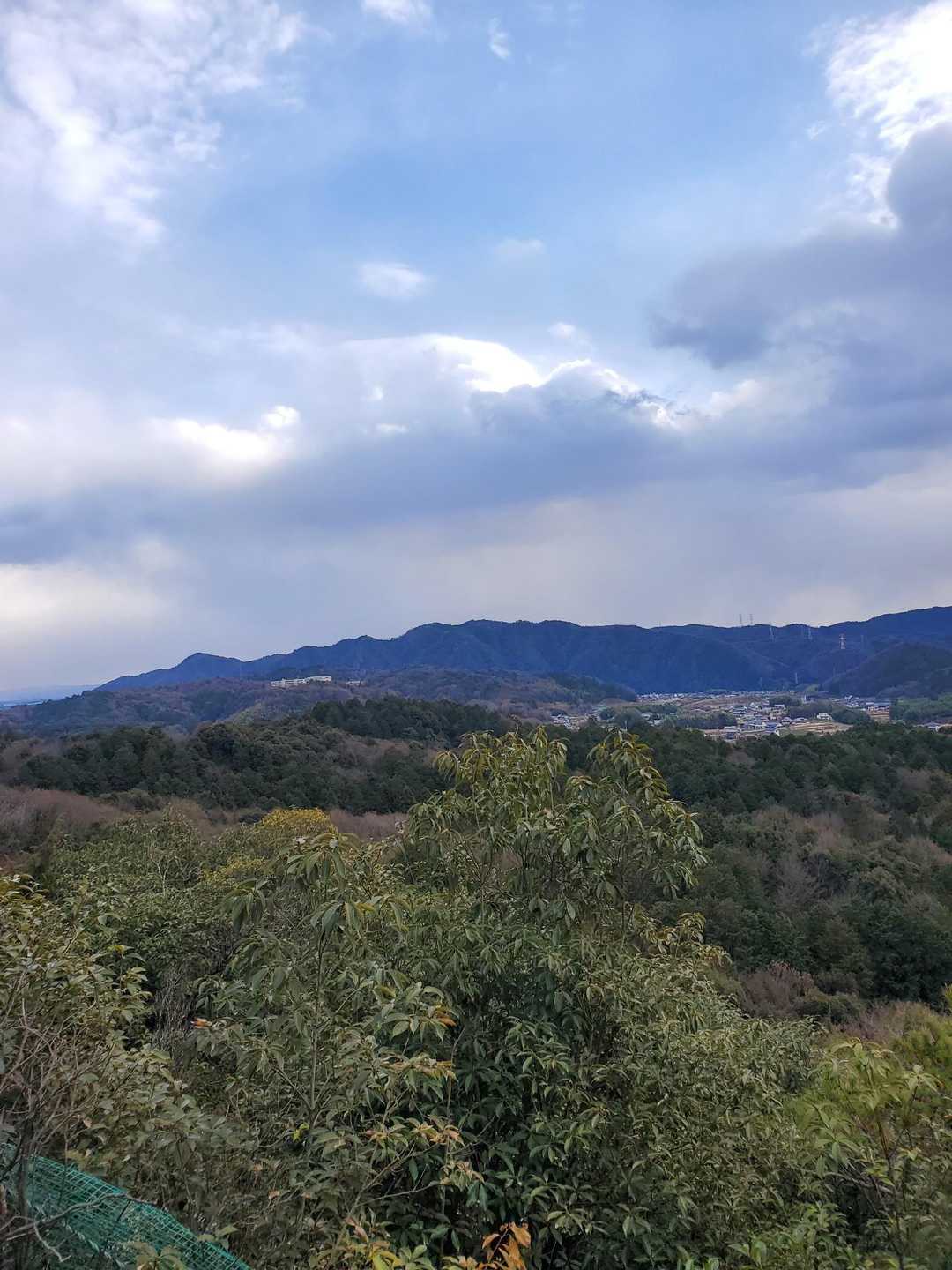 先ほどいた天神山