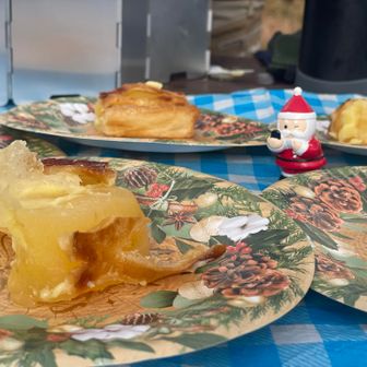 サンタ目線でアップルパイ