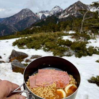 八ヶ岳の山々に乾杯！