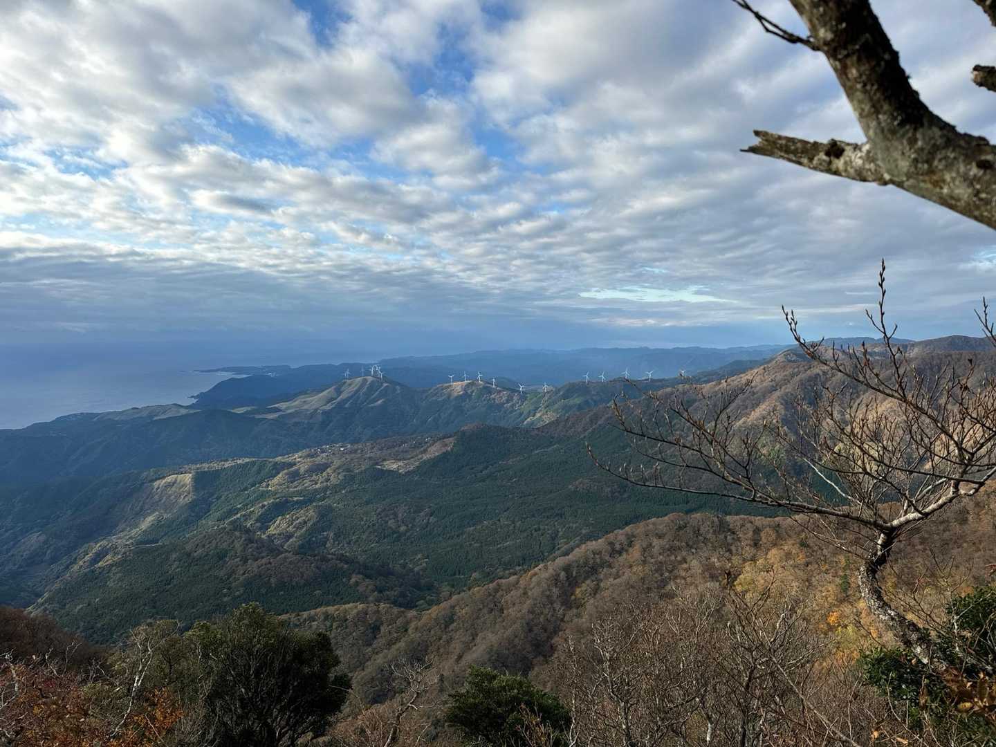 天城縦走登山口-万二郎岳-馬の背-石楠立-万三郎岳-片瀬峠 周回コースの写真