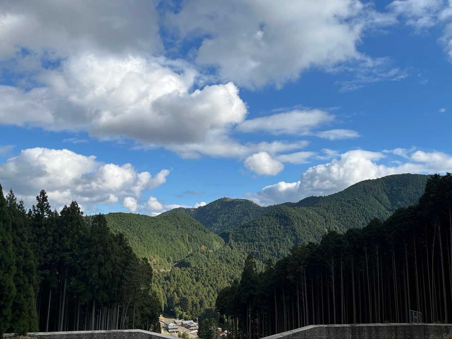 下界近くになると綺麗な空✨✨