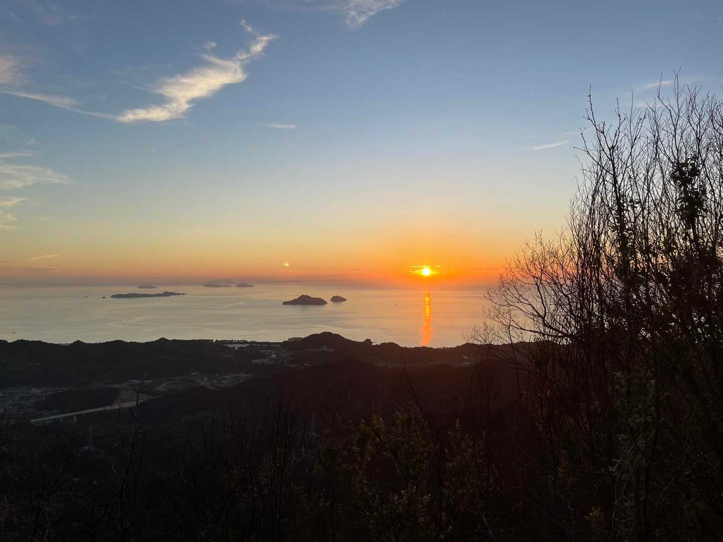 野々瀬下登山口-笠松山-笠松山登山口 縦走コースの写真