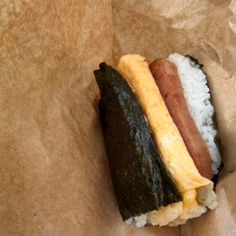 スパム握り、うまい