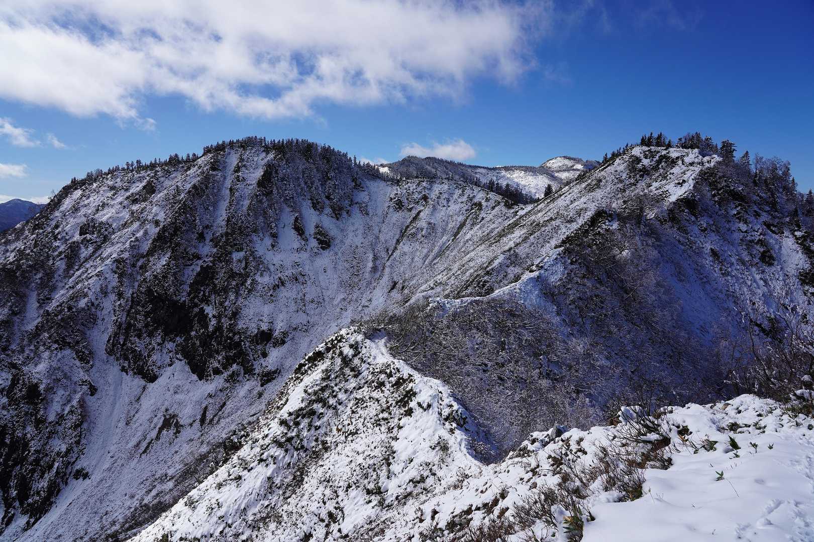 景色を回収しながら下山
