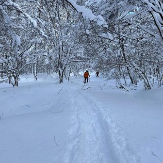 区界高原ウォーキングセンター出発
団体さんがいました