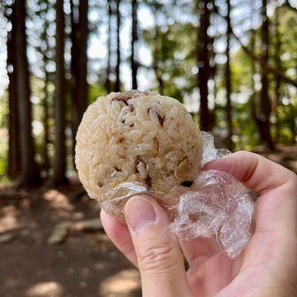今日もおにぎりが美味い