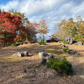 広い山頂