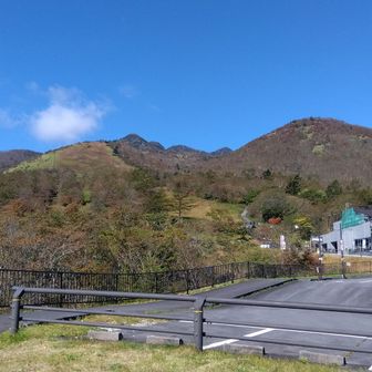 気持ちのよい青空！
レストハウスは外装？の工事中ですが営業してます！