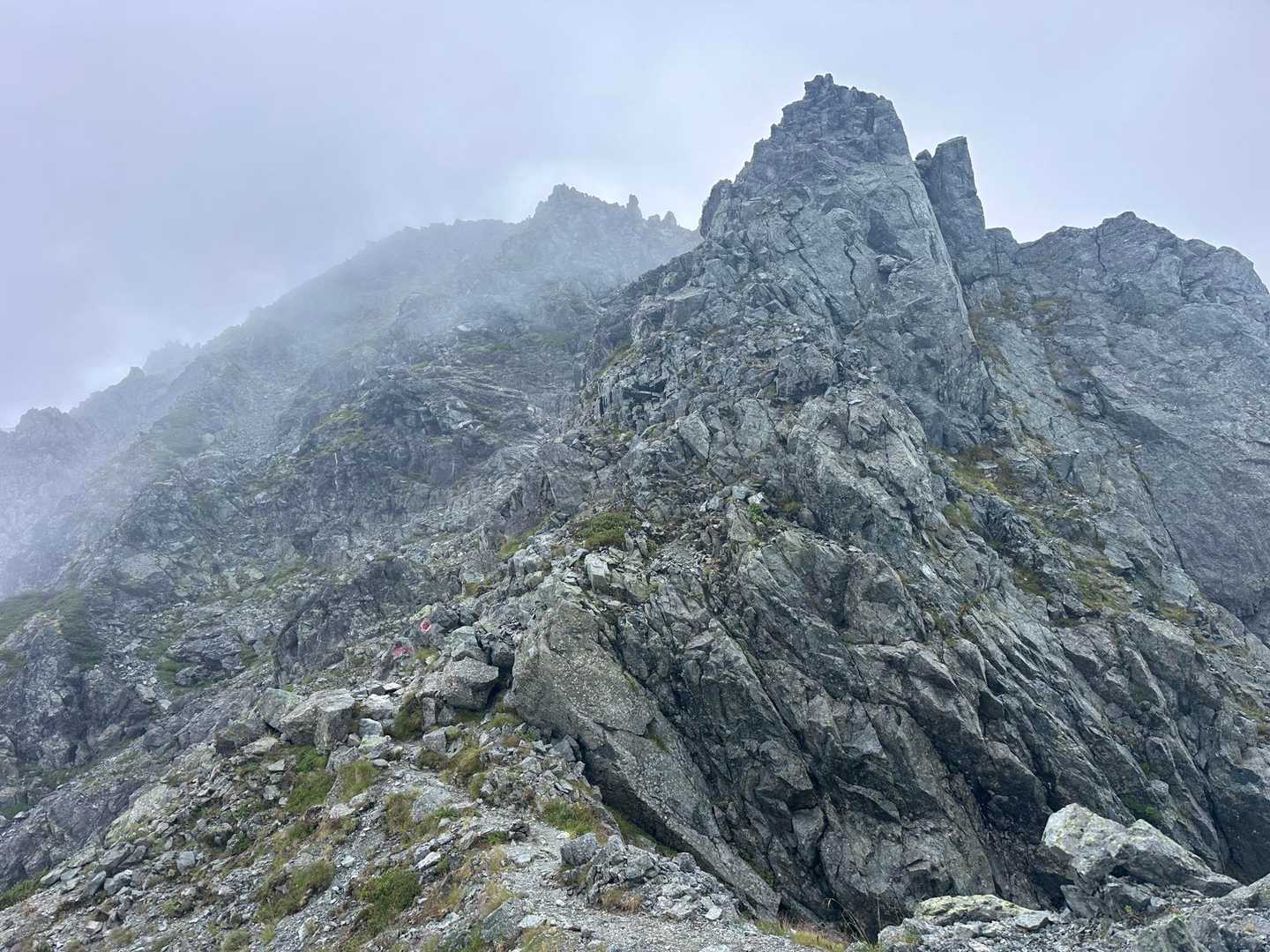 早月尾根コース | 標高差2200m、北アルプス三大急登が試す「岩の殿堂」への道の写真
