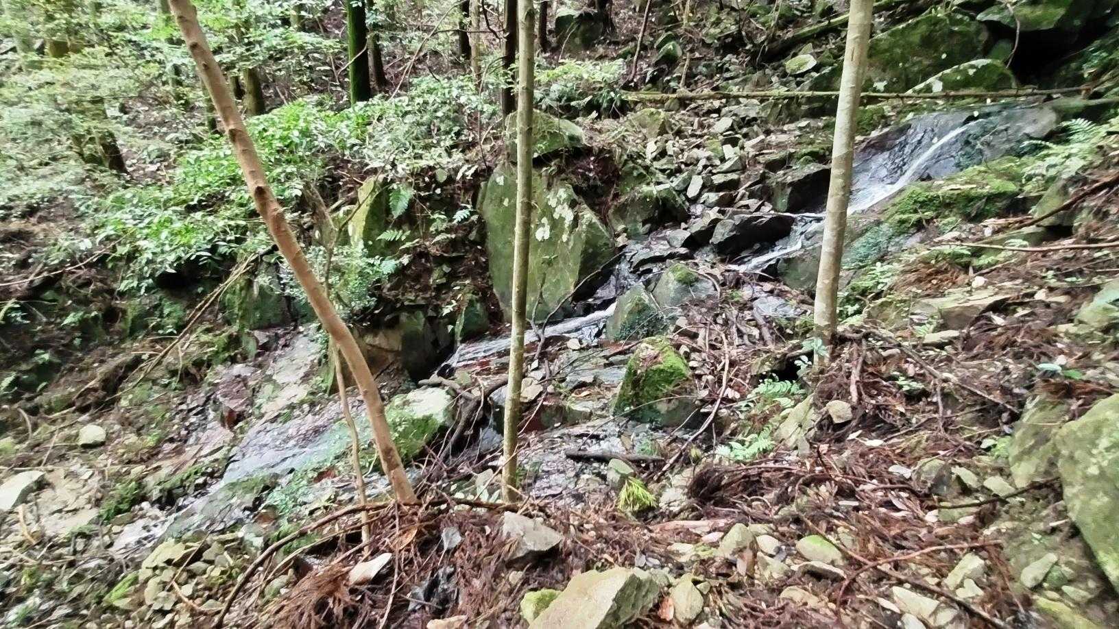 小さな滝