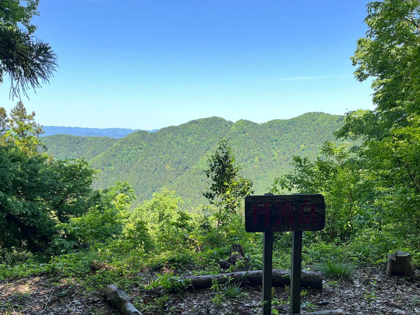 大正寺登山口-榎坂峠-丹波岳 往復コースの写真