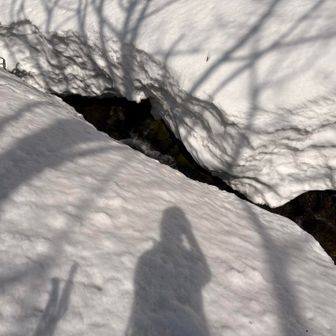 沢の水量が大分多い