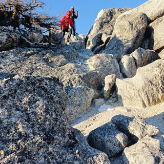 皆さん順調に下ります