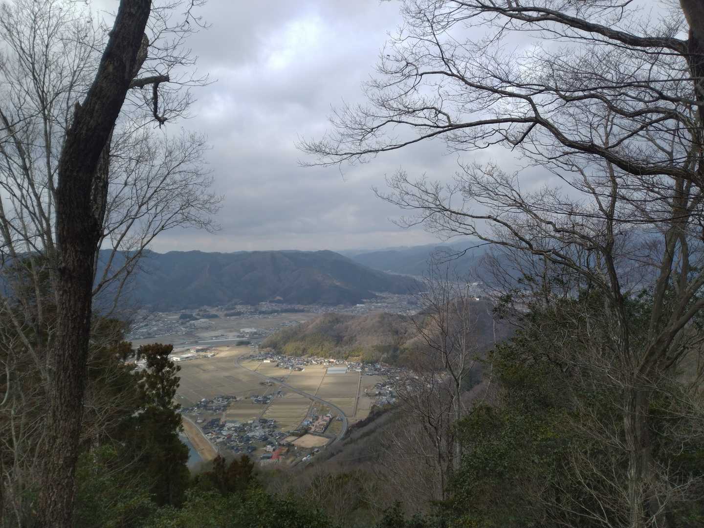 頂上からの景色😁