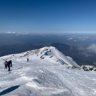 初めて見る雪景色！☃️